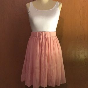 Flowy pleated shirt (with drawstrings)